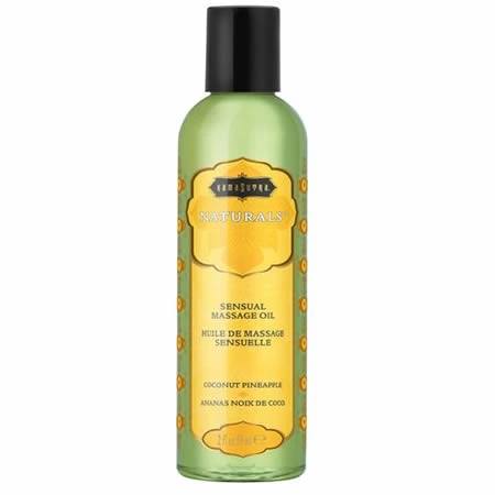 aceite de masaje natural coco y piña kamasutra 59 ml