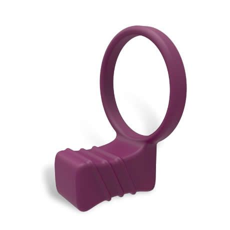 anillo para el pene de silicona purpura bergman
