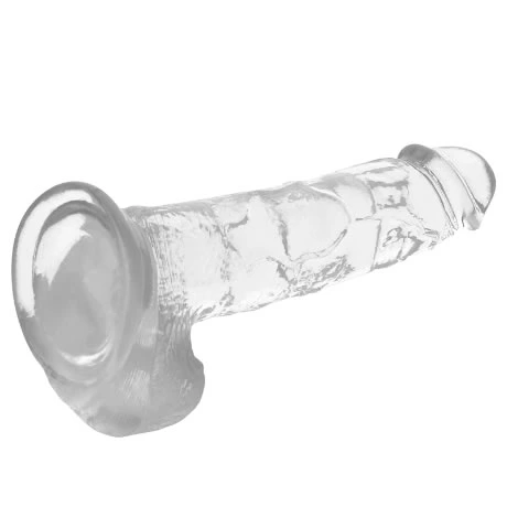 arnes-con-dildo-realista-transparente-22cm