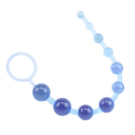 cadena anal sassy 30 cm azul
