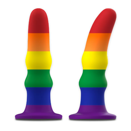 Comprar un dildo anal en varios colores como este, es el regalo perfecto para tu pareja del mismo sexo. Tiene una talla s y mide 14 cm donde se llama kuno pride en nuestro Sexshop Online ✓ PicanSex.com
