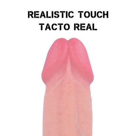 dildo realista largo 21 cm doble densidad crusader