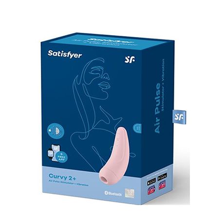 estimulador clitoris satisfyer curvy 2 con app rosa