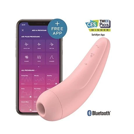 estimulador clitoris satisfyer curvy 2 con app rosa