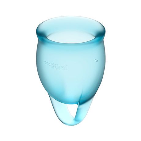 copa menstrual azul satisfyer feel confident