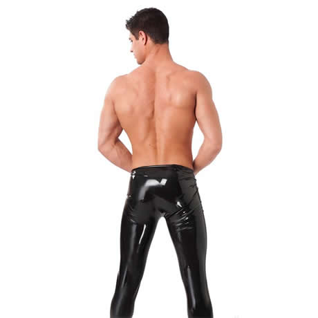 pantalones de latex masculinos varias tallas rimba