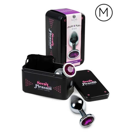 plug anal mediano morado secret play