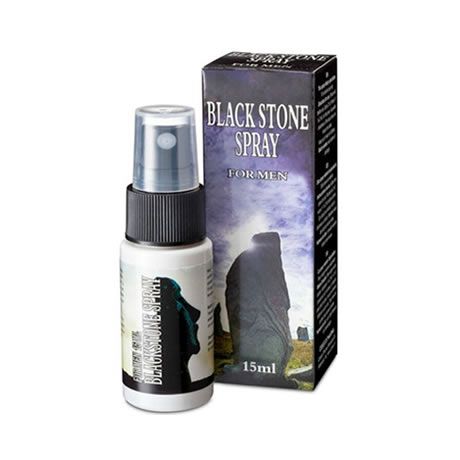 retardante black stone spray para el hombre