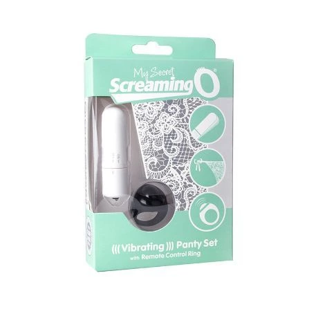 tanga vibrador remoto controlado por anillo color blanco