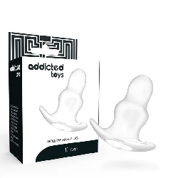 dilatador anal 11 cm mediano transparente addicted