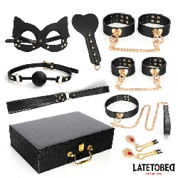 kit bdsm de bondage 8 pz con maletin