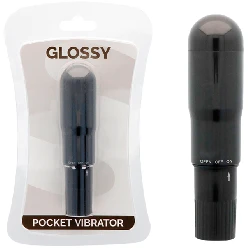 mini vibrador pocket negro glossy