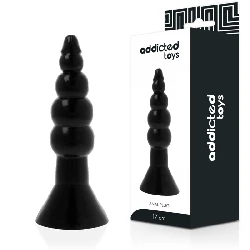 plug anal 17 cm negro addicted toys