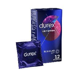 12 preservativos intense orgasmic durex
