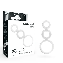 set anillos para pene y testiculos addicted