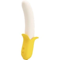 vibrador forma platano amarillo 7 velocidades