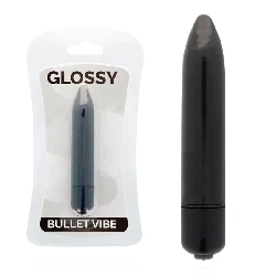 vibrador pequeno negro glossy